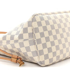 Damier Azur Neo Neverfull MM Rose Ballerine