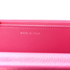 Caviar Quilted Wallet on Chain WOC Pink