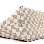 Damier Azur Neo Neverfull MM Rose Ballerine