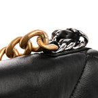 Lambskin Quilted Medium Chanel 19 Flap Black