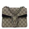 GG Supreme Monogram Mini Dionysus Shoulder Bag Black