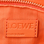 Satin Calfskin Small Puzzle Bag Orange