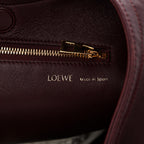 Buttery Nappa Lambskin Medium Squeeze Bag Dark Burgundy