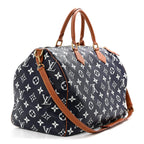 Calfskin Monogram Speedy P9 Bandouliere 50 Indigo