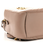 Calfskin Matelasse GG Marmont Backpack Porcelain Rose