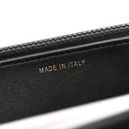 Lambskin Quilted Boy Wallet On Chain WOC Black