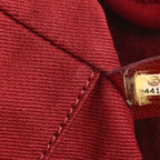Canvas Mini Deauville Tote Red