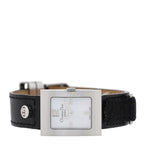 Stainless Steel Calfskin 20mm Malice Quartz Watch Black