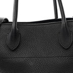 Matte Grained Calfskin Soft Margaux 12 Black