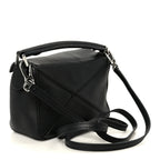 Calfskin Mini Puzzle Bag Black