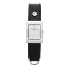 Stainless Steel Calfskin 20mm Malice Quartz Watch Black