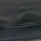 Calfskin Chevron Quilted Small Boy Flap Black