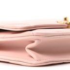Lambskin Quilted Chanel 19 Wallet On Chain WOC Light Pink