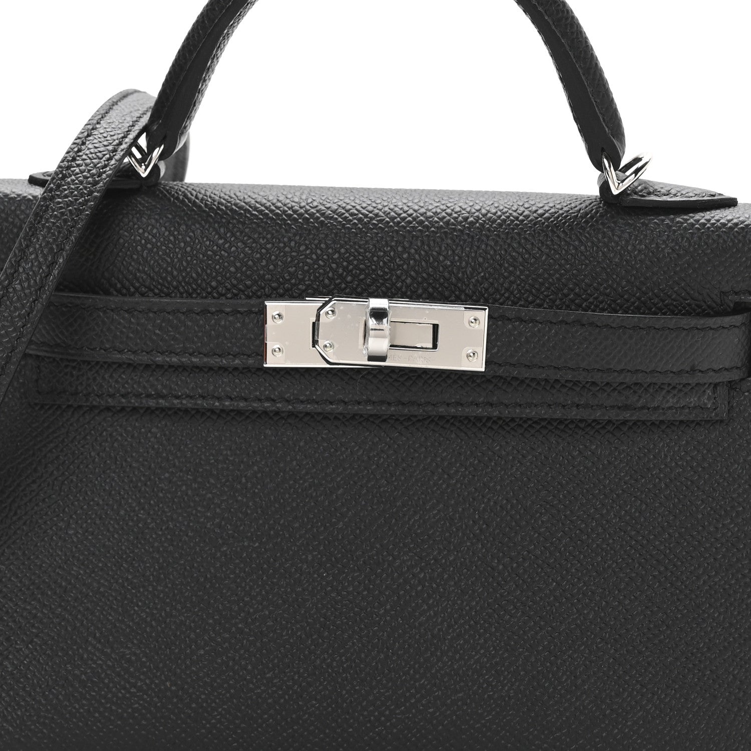 Epsom Mini Kelly Sellier 20 Black