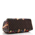 LV X TM Monogram Flowers Keepall Bandouliere 45