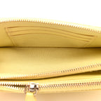 Caviar Quilted CC Filigree Clutch With Chain Yellow