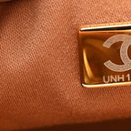 Caviar Quilted Small Chanel 25 Handbag Brown
