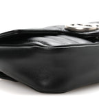 Calfskin Matelasse Aria Super Mini GG Marmont Shoulder Bag Black