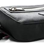 Soft GG Supreme Monogram Web Belt Bag Black Grey