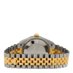 Stainless Steel 18K Yellow Gold Diamond 31mm Oyster Perpetual Datejust Watch Dark Grey Roman 278243