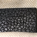 Pebbled Calfskin Small Soho Disco Bag Black
