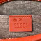 Soft Microguccissima Mini Bree Messenger Bag Sun Orange