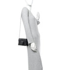 Crinkled Patent Super Mini Dionysus Shoulder Bag Black