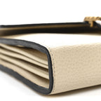 Calfskin Garden Dionysus Chain Wallet Off White