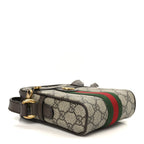 GG Supreme Monogram Web Mini Ophidia Messenger Brown