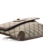GG Supreme Monogram Neo Vintage Web Belt Bag Brown