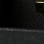 Caviar Quilted Medium Boy Flap Black