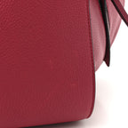 Grained Calfskin Small Hammock Shoulder Bag Raspberry