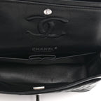 Lambskin Quilted Small Double Flap So Black