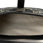Jacquard Denim GG Monogram Small Jackie 1961 Hobo Black Ivory