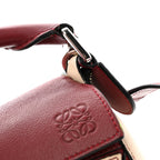 Calfskin Small Puzzle Bag Wine Garnet