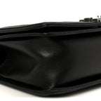 Lambskin Quilted Medium Boy Flap Black