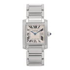 Stainless Steel 25mm Tank Francaise Quartz Watch