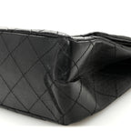 Aged Calfskin Quilted 2.55 Reissue 227 Flap Black