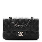 Caviar Quilted Mini Rectangular Flap Black