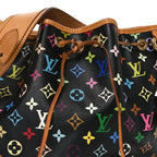 Monogram Multicolor Petit Noe Black