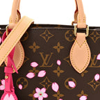 LV X TM Monogram Cherry Blossom Onthego PM Sakura Brown
