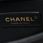 Lambskin Quilted New Medium Boy Flap Black