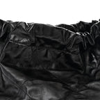 Glazed Calfskin  Quilted Small Chanel 22 Black