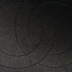Lambskin Quilted Jumbo Double Flap So Black