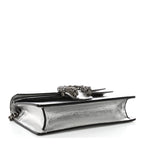 Metallic Calfskin Super Mini Dionysus Shoulder Bag Silver