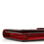 Guccissima Signature Bowy Chain Wallet Hibiscus Red