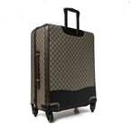 GG Supreme Monogram Web Medium Savoy Trolley Beige Ebony