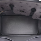 Ostrich Birkin 25 Gris Agate