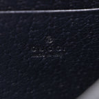 GG Supreme Monogram Textured Dollar Calfskin Mini Dionysus Chain Wallet Beige Blue