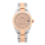 Stainless Steel 18K Everose 31mm Oyster Perpetual Datejust Watch Pink Floral 178241